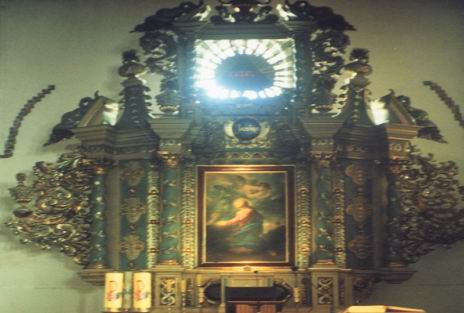 ołtarz z obrazem Krystiana B. Rhode