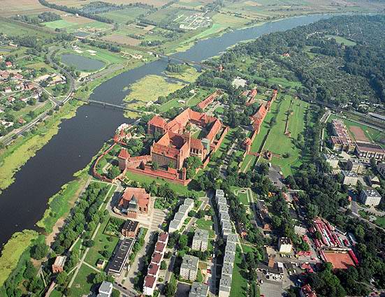 Malbork - Bird's eye view