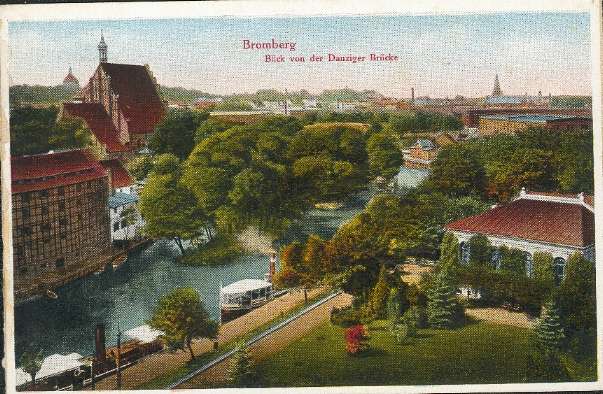 Bromberg - Blick von der Danziger Br�cke