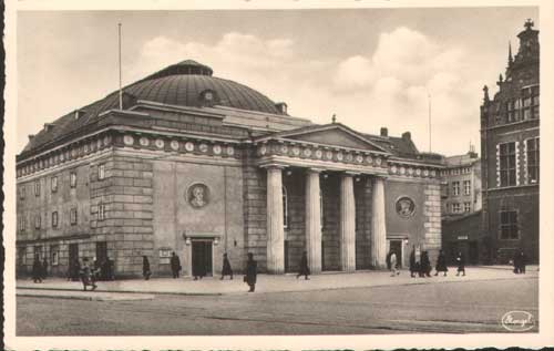 Danzig - Theaterplatz und Stadttheater
