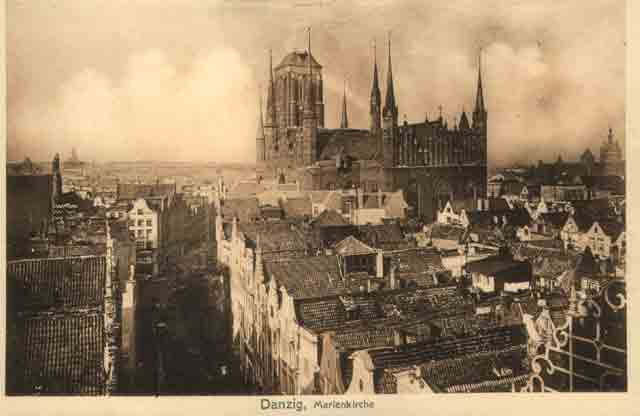 Gdansk - Mary church 1910