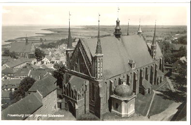 Frombork - Katedra od p�d-zachodu 1940