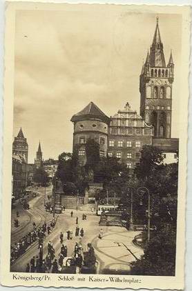 Kr�lewiec - Zamek i plac cesarza Wilhelma