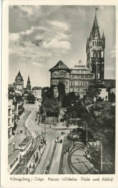 Kr�lewiec - Plac cesarza Wilhelma i zamek