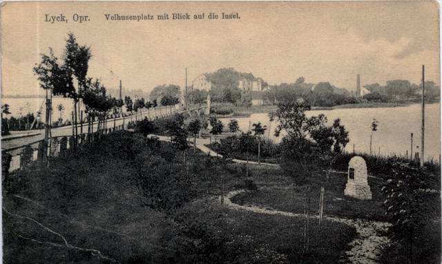 E�k - Plac Velhusena z widokiem na wysp� 1918