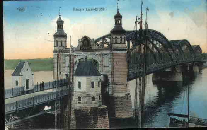 Tilsit - Knigin Luise-Brcke 1915